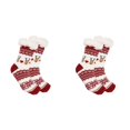 thumbnail image 1 of XIYNBAOK 2 Pairs Kids Slipper Socks Boys Girls Fuzzy Soft Thick Cozy Warm Fleece Lined Winter Indoor Christmas Socks Gift Stocking Stuffers Thick Thermal Fluffy Socks for Home, 1 of 1
