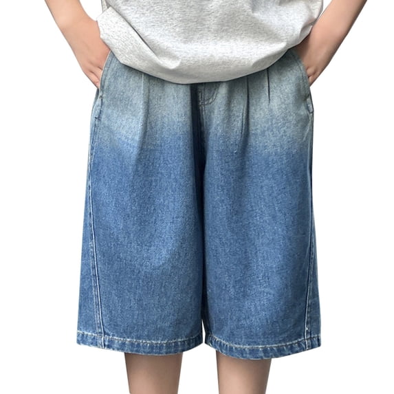 XIYNBAOK 3t Boy Shorts Cool Shorts for Boys Dress Shorts Deportivos Para Mujer Seamless Shorts Toddler Boys Clothes 2t Soccer Clothes for 8-12 Teen, Blue 10-11 Years