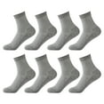 thumbnail image 1 of XIYNBAOK 4 Pairs Cotton Socks Mens Compression Athletic Quarter Socks Summer Mid Tube Thin Breathable Sweat Absorbing Premium Athletic Business Sports Socks Lightweight Low Cut Socks, 1 of 5