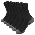 thumbnail image 1 of XIYNBAOK 5 Pairs Basketball Socks Mens Fashion Color Block Mid Tube Performance Crew Socks Breathable Running Hiking Athletic Compression Socks for Men Youth Adult, 1 of 8