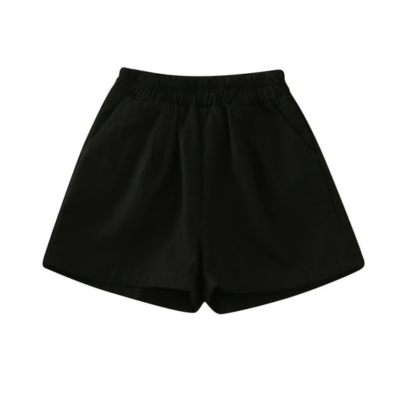XIYNBAOK Baby Shorts Cargo Shorts Lounge Shorts Girls Clothes 3t Baby Girls 3-6 Months Black Cheer Shorts Khaki Jeans 5t Girls Jeans, Black 2-3 Years
