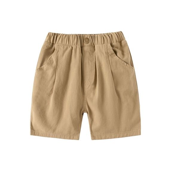 XIYNBAOK Black Athletic Shorts Cycling Shorts Basketball Shorts Athletic for Boys Basketball Size 14-16 Clothes for Teen Boys Trendy Toddler Boy, Khaki 5-6 Years