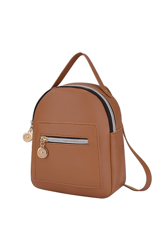 Black Backpack for Men Small Travel Backpack Women Backpack Laptop Small Backpacks for Women Work Bags for Tsa Travel Mochila Para Mujer, Brown One Size