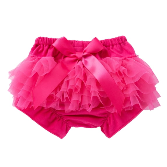 XIYNBAOK Black Shorts for Girls Baby Girl Shorts Boxing Shorts 9 Month Baby Clothes Work Out Clothes 90s Jeans Sleeping Shorts Toddler Shorts Girls, Hot Pink 12-24 Months