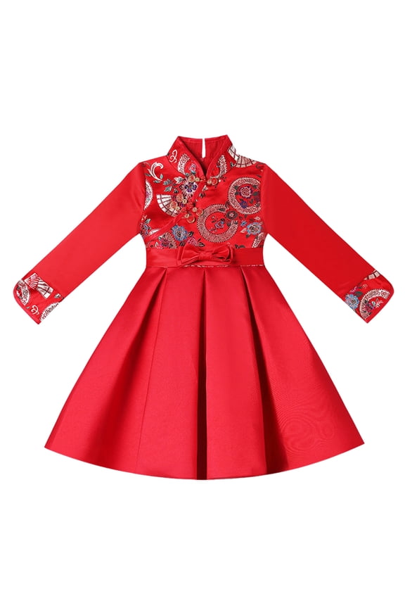 Cute Church Dresses Navy Blue Church Dress Christening Gifts for Girls Sun Dresses Club Dress Girls Clothes 18 Months 4t Girls Gymnastics, Red 13-14 Years
