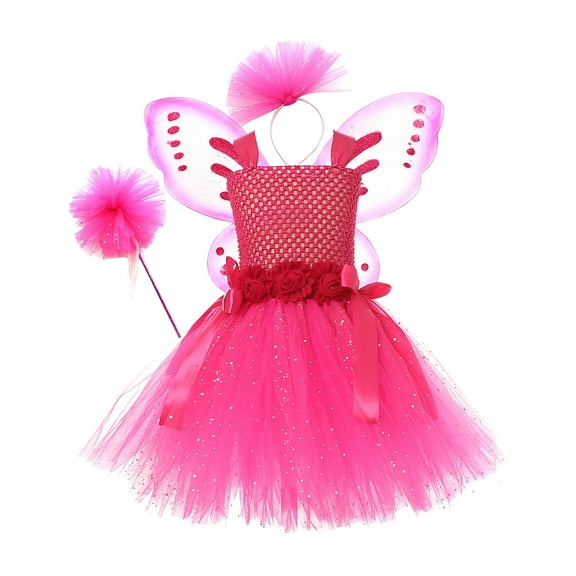 XIYNBAOK Full Body Black Bodysuit Toddler Girl Outfits 4t Baptism Outfits for Boys Christmas Toddler Outfit Boys Size 6 Clothes Girls Size 5t Clothes, Hot Pink 8-9 years
