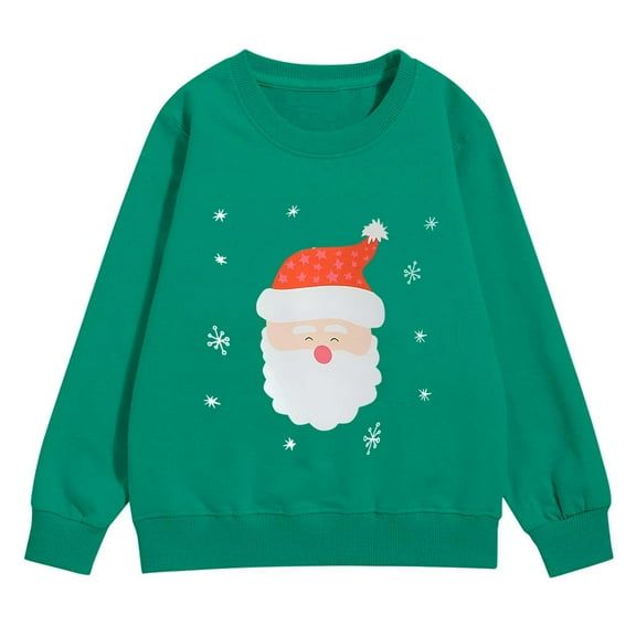 XIYNBAOK Funny Christmas T Shirt Long Sleeve Christmas Shirts Christmas Hawaiian Shirts Tops Clean Girl Clothes Boy Clothes Size 6 Teenager Clothes, 7-8 Years