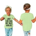 thumbnail image 1 of XIYNBAOK Girls Short Sleeve Tshirts Letter Print Fashion Tee Top for Kids Classic Crew Neck Basic T Shirts Teens Daily Going Out Preppy Clothes, 1 of 10