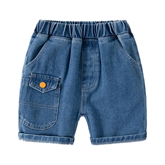 XIYNBAOK Jeans Boys Stretch Jeans Mexican Jeans Baby Boy Pants 6-9 Months Pants for Teens Boys Chino Pants 3t Boys Clothes, Dark Blue 12-18 Months
