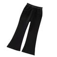 thumbnail image 1 of XIYNBAOK Pants Para Mujer Y2k Pants White Sweatpants High Waist Pants Tween Sweatpants Youth Camo Pants Preteen Clothes, Black 11-12 Years, 1 of 4