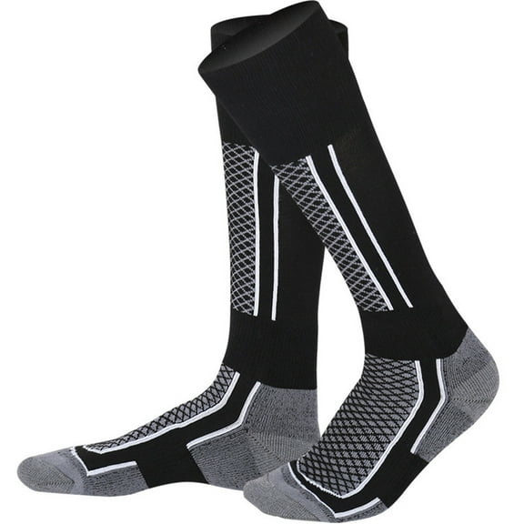 XIYNBAOK Ski Socks Socks Kids Winter Casual Wool Blend Over the Calf Snow Socks Knee-high Warm Thermal Winter Snowboard Skating Socks for Girls Boys Toddler