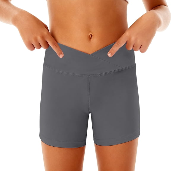 XIYNBAOK Sweatshorts Boxing Shorts Dance Shorts for Girls Size 10 Girls Clothes High Rise Jeans Girls Compression Shorts Plus Size Stretch Jeans, 9-10 Years