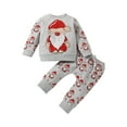 thumbnail image 1 of XIYNBAOK Toddler Girls Christmas Outfit Newborn First Christmas Girl Dinosaur Clothes for Boys Toddler Girl Outfits 4t Toddler Sweatsuit Girls, 0-6 Months, 1 of 5