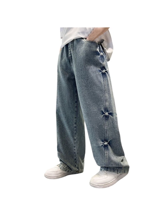 Toddler Jeans Boys 2t Flare Jeans Kids Jeans Wide Leg Yoga Pants Basketball Pants Green Cargo Pants Boys Clothes 10-12, Blue 9-10 Years