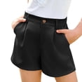 thumbnail image 1 of XIYNBAOK Work Shorts Compression Shorts Girls Soccer Shorts Clothes 5t Dance Clothes Athletic Clothes Running Shorts with Liner 12 to 18 Month Girl, Black 11-12 Years, 1 of 5