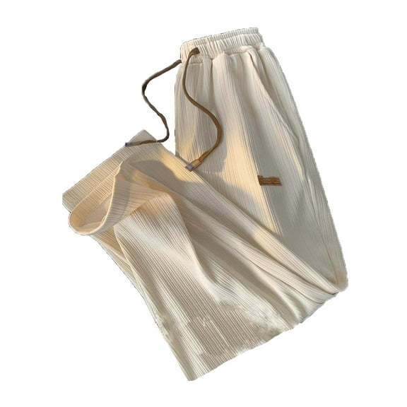 XIYON 2025 Womens Pants Cool Ice Silk Sweatpants Super Stretch Pants Ladies Casual Jogging Sweatpants Comfortable