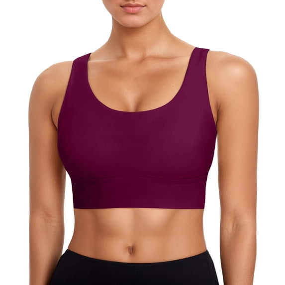 XIYON Bikini Tops For Women Sports Bra Bikini Top Swim Bra Athletic Swim Top Neck Bathing Suit Swimsuit Top Beachwear Comfortable