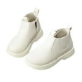 thumbnail image 1 of XIYON Boots For Girls Glitter Pearl Chain Boots Fashion Girls Short Boots Fall Winter Big Kids Leather Soft Sole Ankle Boots 10.5-11 Years, 1 of 9