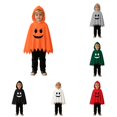 thumbnail image 1 of XIYON Boy Halloween Outfit Boys Cute Hooded Cape and Black Pant Set Funny Outfit for Kids Holiday Party, 1 of 7