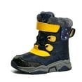 thumbnail image 1 of XIYON Boys Boots Children's Winter Solid Color Boots Boys And Girls Non Warm Padded Thickened Boots 9-9.5 Years, 1 of 9