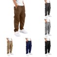 thumbnail image 1 of XIYON Boys Cargo Pants Kids Cargo Pants With Multiple Pockets Comfortable Casual Trousers For Boys And Outdoor Play And Daily Wear Beach Travel Trousers, 1 of 5