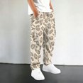 thumbnail image 1 of XIYON Boys Pants Leopard Print Cargo Pants Casual Straight Leg Trousers with Pockets for Outdoor Play 15-16 Years, 1 of 3