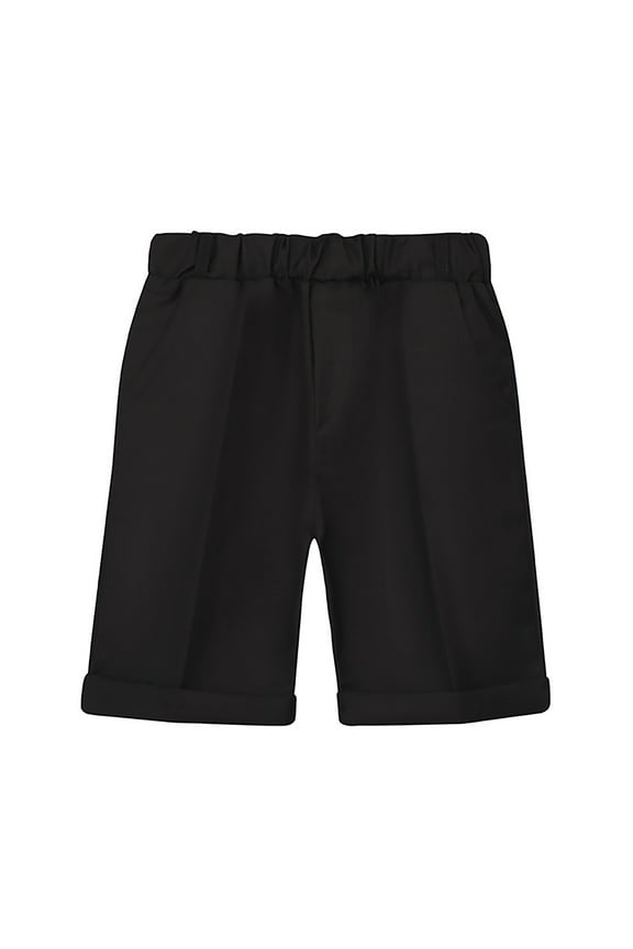 Boys School Uniformss Flat Front Performance Stretch Short Chino Shorts Leisure