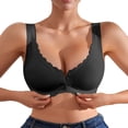 thumbnail image 1 of XIYON Bras For Women Comfortable Ladies Wireless Front Closure Bra With Seamless Design For Casual Wear For All Seasons Comfortable, 1 of 6