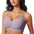 thumbnail image 1 of XIYON Bras For Women Comfortable Wireless Bra Seamless Design With Three Hook Closure Supportive And Versatile For Every Season Comfortable, 1 of 5