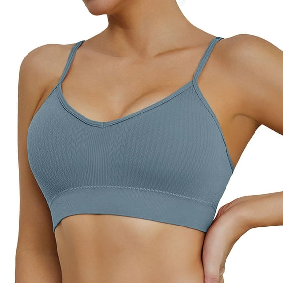 XIYON Bras For Women Ladies Running Quick Drying Shockproof Fitness Yoga Tank Top No Underwire Sports Bra Comforable Everyday Bra