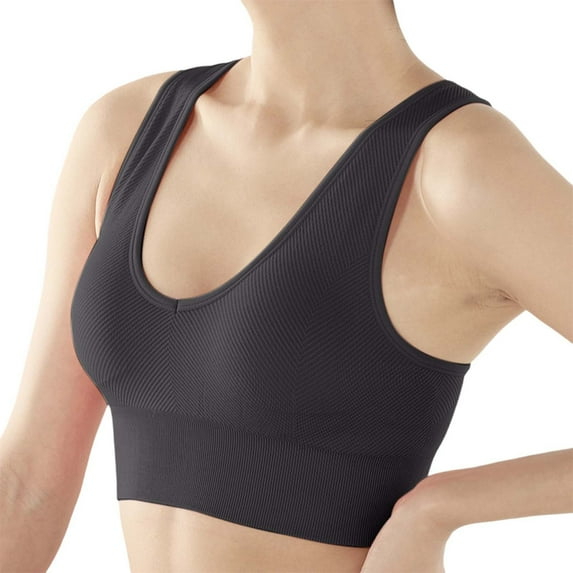 XIYON Bras For Women Ladies Seamless Yoga Wear From Ladies Quick Drying Yoga Back Beauty Gathering Sports Bras Running Bras Comforable Everyday Bra