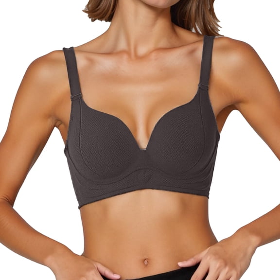XIYON Bras For Women Seamless Comfort Bras For Wireless T Shirt Bra With Side Support And Lift Thin Soft Smooth No Underwire Everyday Wear Classic