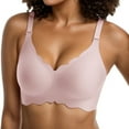 thumbnail image 1 of XIYON Bras For Women Comfortable Seamless Wireless Bra For Female Plus Size Jelly Design Gathered Support Versatile Loungewear For All Seasons Comfortable, 1 of 9