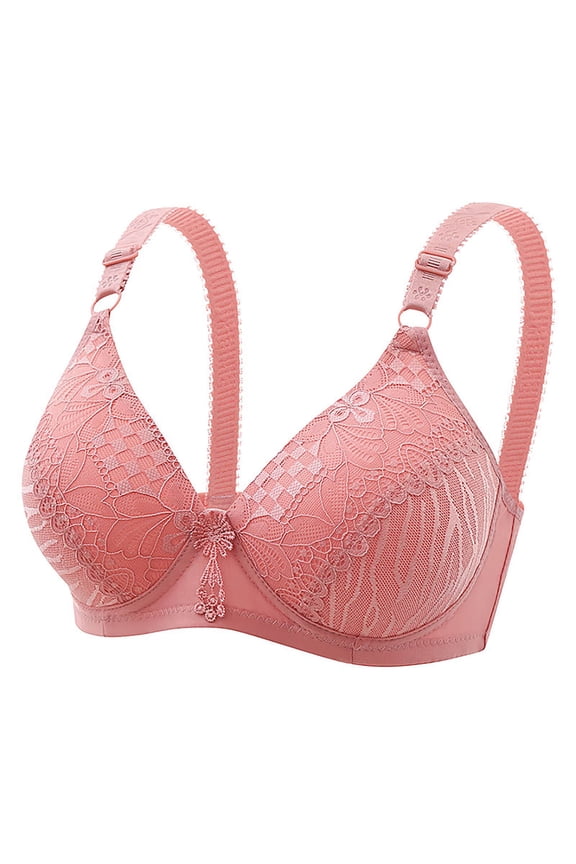 Bras For Women Wireless Lace Bralette For Female Breathable Full Coverage Lift And Support Adjustable Top Plus Size Back Support Underwear Comforable Everyday Bra