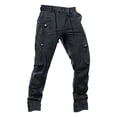 thumbnail image 1 of XIYON Cargo Pants For Men Elastic Waist Joggers Comfortable Pants For Daily Wear Home Outdoor Walking Slim Fit Solid Color Trousers, 1 of 3