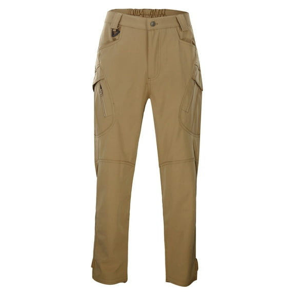 XIYON Cargo Pants For Men Stretch Casual Pants Slim Fit Outdoor Workwear Trousers Jogger Comfortable Lightweight Breathable Elastic Waistband