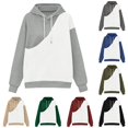 thumbnail image 1 of XIYON Cat Pouch Hoodie For Women Kangaroo Pocket Dog Pouch Hooded Sweatshirts Pet Carrier Pullover Animal Holder Long Sleeve Tops For Fall Winter Comfort, 1 of 5