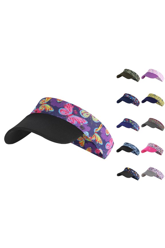 Children Boys Girls Sun Hat Butterfly Pritn Wide Brim Breathable Lightweight Summer Cap For Outdoor Activities,Black,One Size
