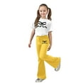thumbnail image 1 of XIYON Cute Clothes For Girls Stylish Girls Casual Outfit With Bow Printed And Flared Pants 2 Piece Toddler For Play And Daily Wear 13-14 Years, 1 of 5