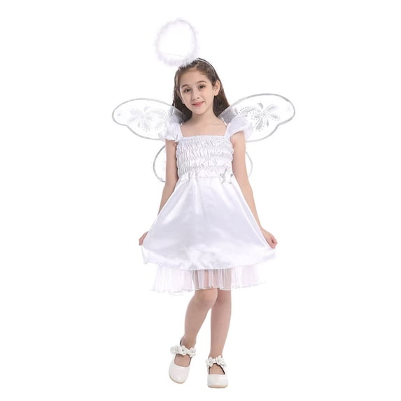 XIYON Girl Clothes Girls Angel For Fancy Dress 8-10 Years