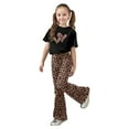 thumbnail image 1 of XIYON Girls Clothing Set Casual Fashion Outfit With Bow Short Sleeve Top And Long Pants For Play And Daily Wear 12-13 Years, 1 of 5