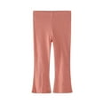 thumbnail image 1 of XIYON Girls Leggings Children's Bottom Pants Summer Thin Ice Silk Pants Little Girl Casual Pants Versatile Western Pants 5-6 Years, 1 of 2