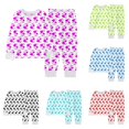 thumbnail image 1 of XIYON Girls Pajamas Set Themed Kids Cute Print Sleepwear Cozy Flannel Loungewear Two Piece Outfit Classic 4-5 Years, 1 of 4