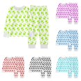 thumbnail image 1 of XIYON Girls Pajamas Set Themed Kids Cute Print Sleepwear Cozy Flannel Loungewear Two Piece Outfit Loungewear 9-10 Years, 1 of 4
