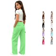 thumbnail image 1 of XIYON Girls Sweatpants Soft Everyday Sweatpants for Kids Comfortable Solid Color Joggers Elastic Waist Trousers 5-6 Years, 1 of 9