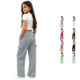 thumbnail image 1 of XIYON Girls Sweatpants Soft Everyday Sweatpants for Kids Comfortable Solid Color Joggers Elastic Waist Trousers 9-10 Years, 1 of 9