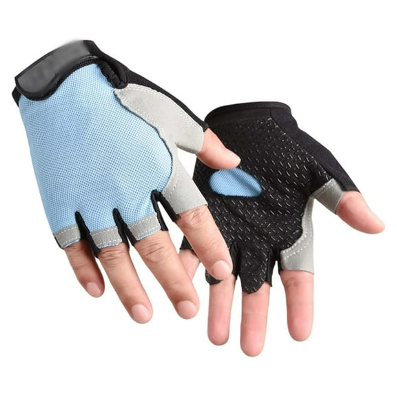 XIYON Kids Outdoor Sports Exerciscling Gloves Half Finger Through Open Finger Gloves Sports Children Outdoor Sports Gloves Lovely