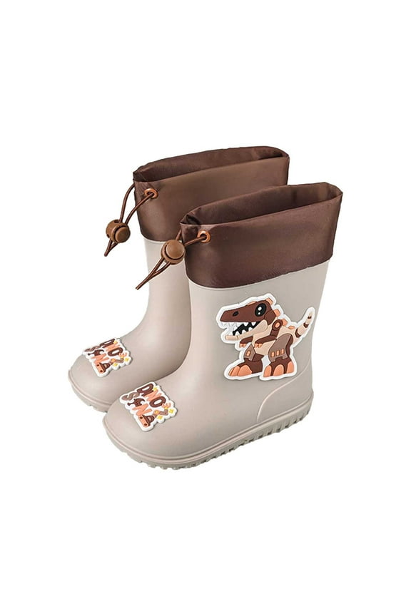 Kids Rainboots Boys Girls Kids Rain Boots Girls Boots Non- Comfortable Toddler Outdoor Play Shoes For Baby Children 2-2.5 Years