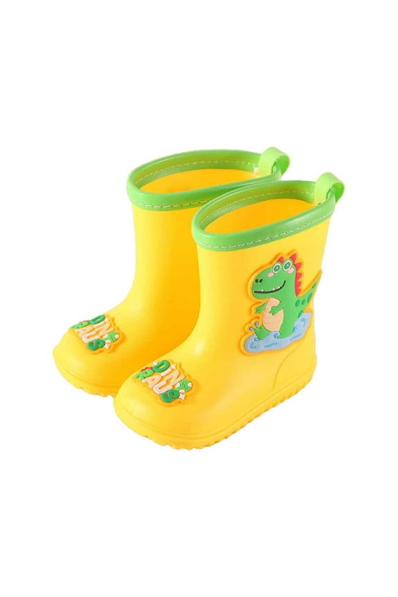 Kids Rainboots Boys Girls Kids Rain Boots Girls Boots Non- Comfortable Toddler Outdoor Play Shoes For Baby Children 2-2.5 Years