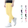 thumbnail image 1 of XIYON Leggings for Girls Kids Stretchy Elastic Waist Leggings Classic Slim Fit Trousers for Daily Wear 3-4 Years, 1 of 5
